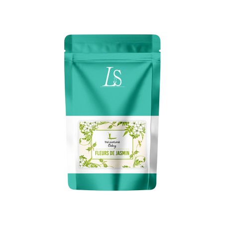 ²thé oolong et thé vert avec des fleurs de jasmin