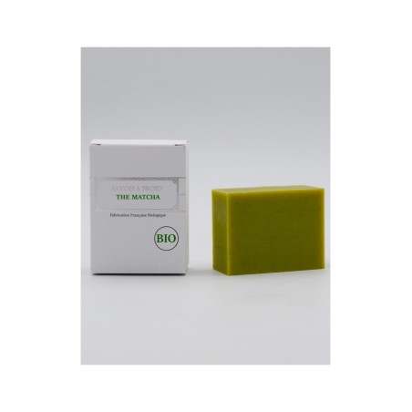 savon à froid au thé matcha